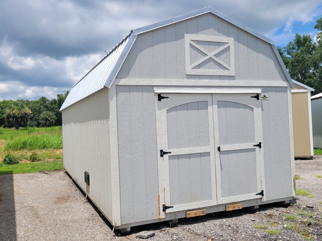 12x24 side lofted barn