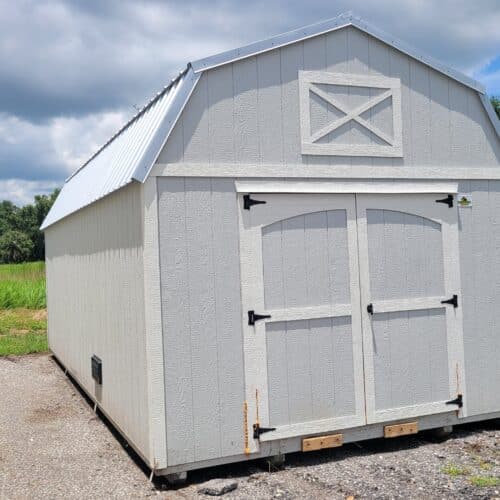 12x24 side lofted barn
