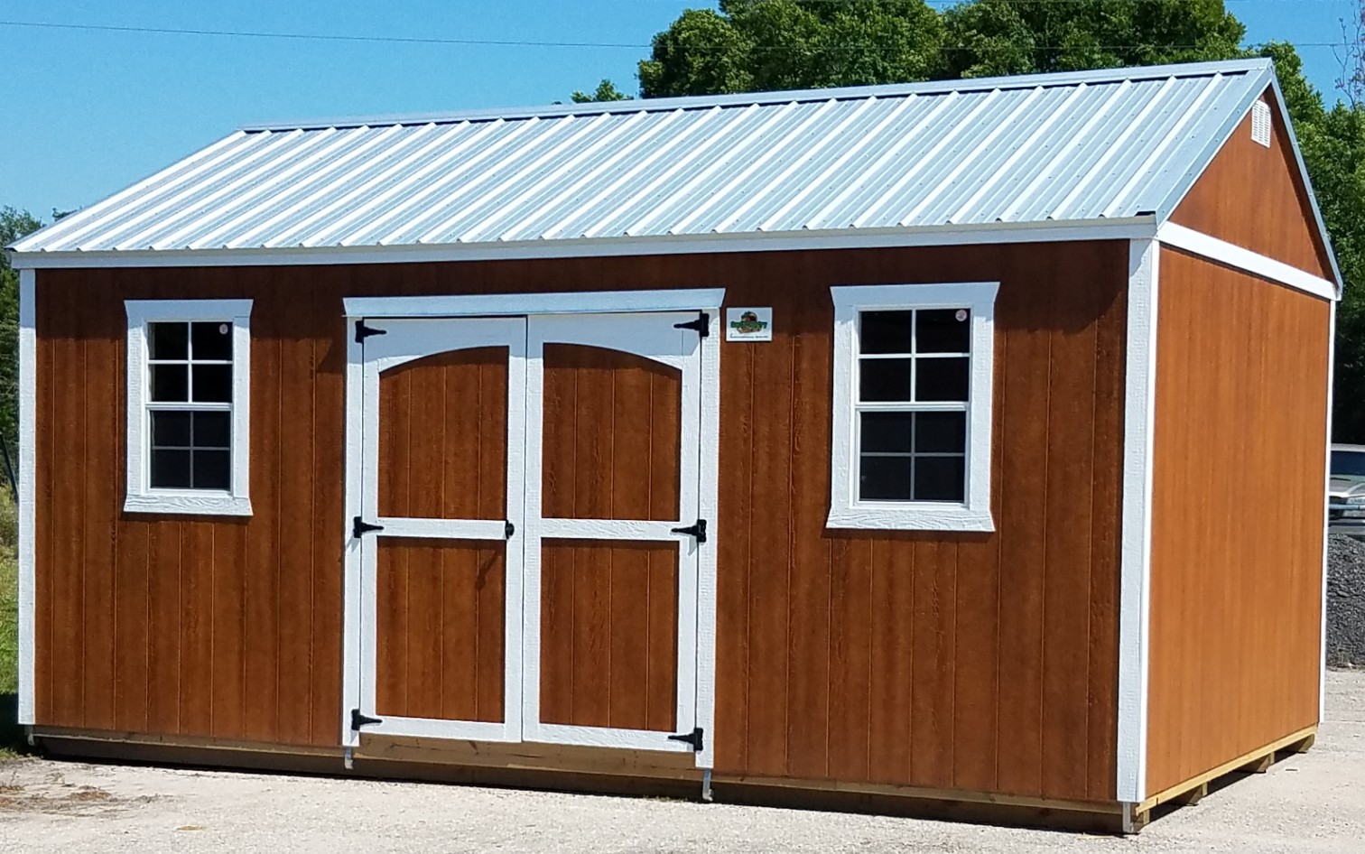 brown storage shed for sale in burnt store fl