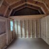 10x16 side lofted barn