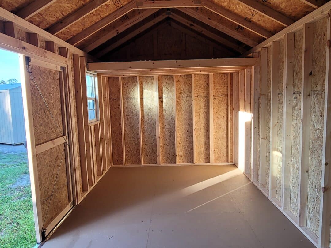10x20 side lofted gable