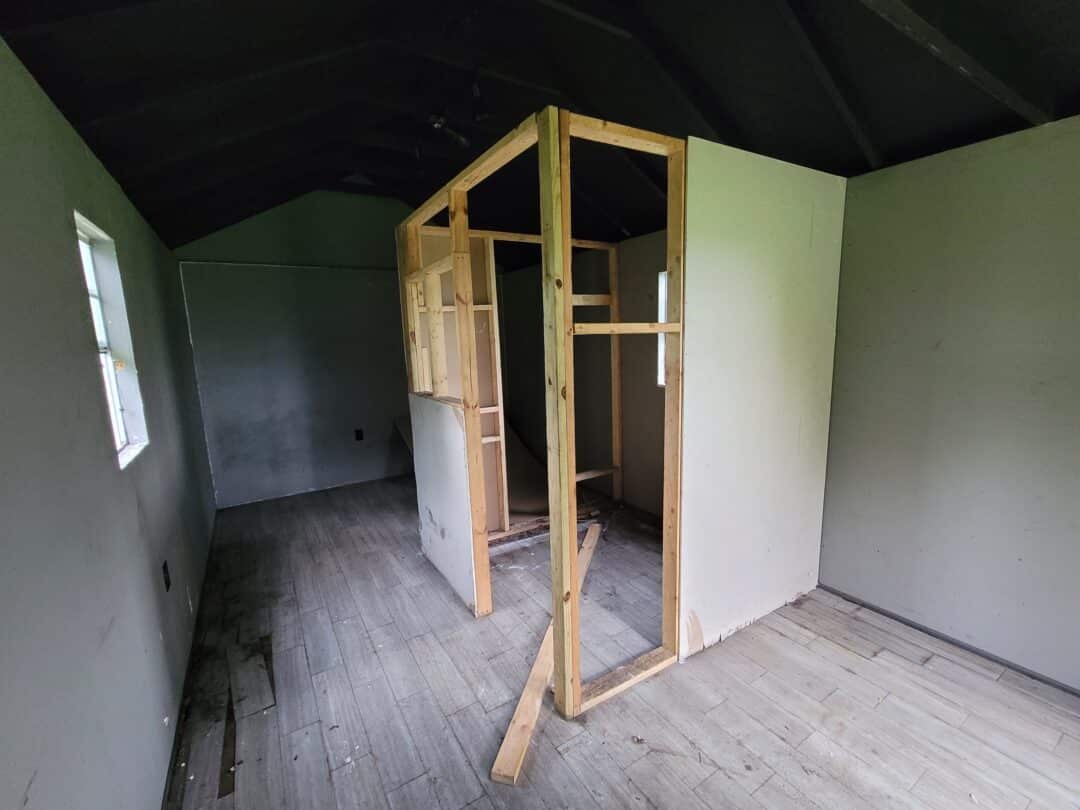 12x24 gable lofted cabin