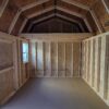 10x16 side lofted barn