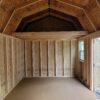 10x16 side lofted barn