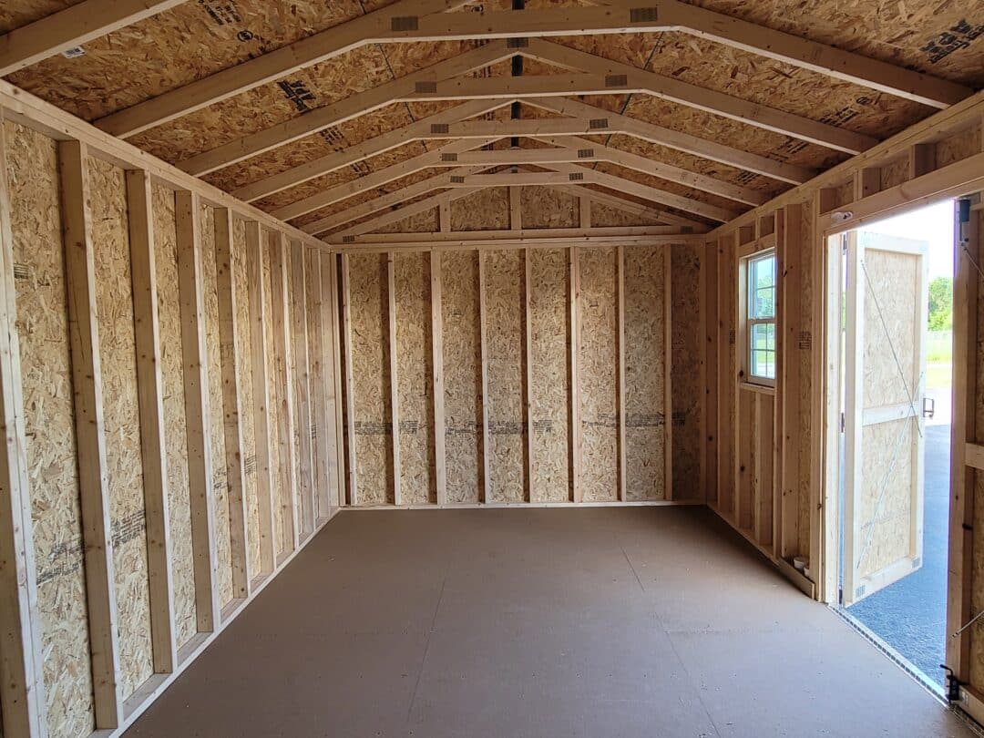 12x20 side gable shed