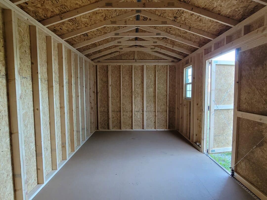 10x20 side gable shed