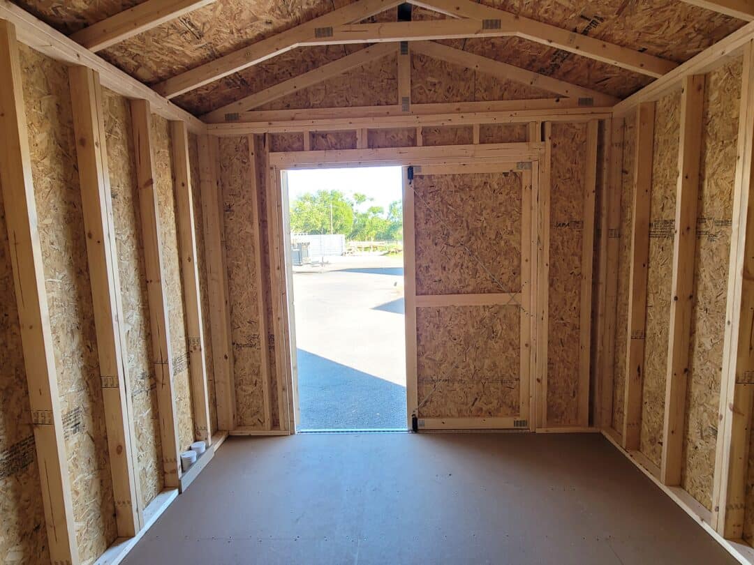10x12 gable shed