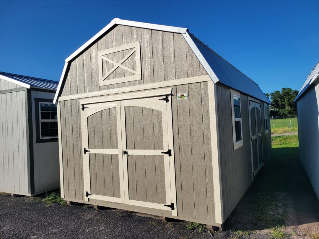 12x24 side lofted barn