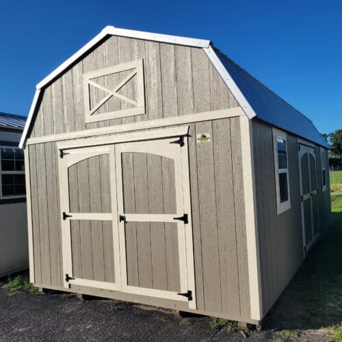 12x24 side lofted barn