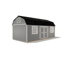 12x22 side lofted barn