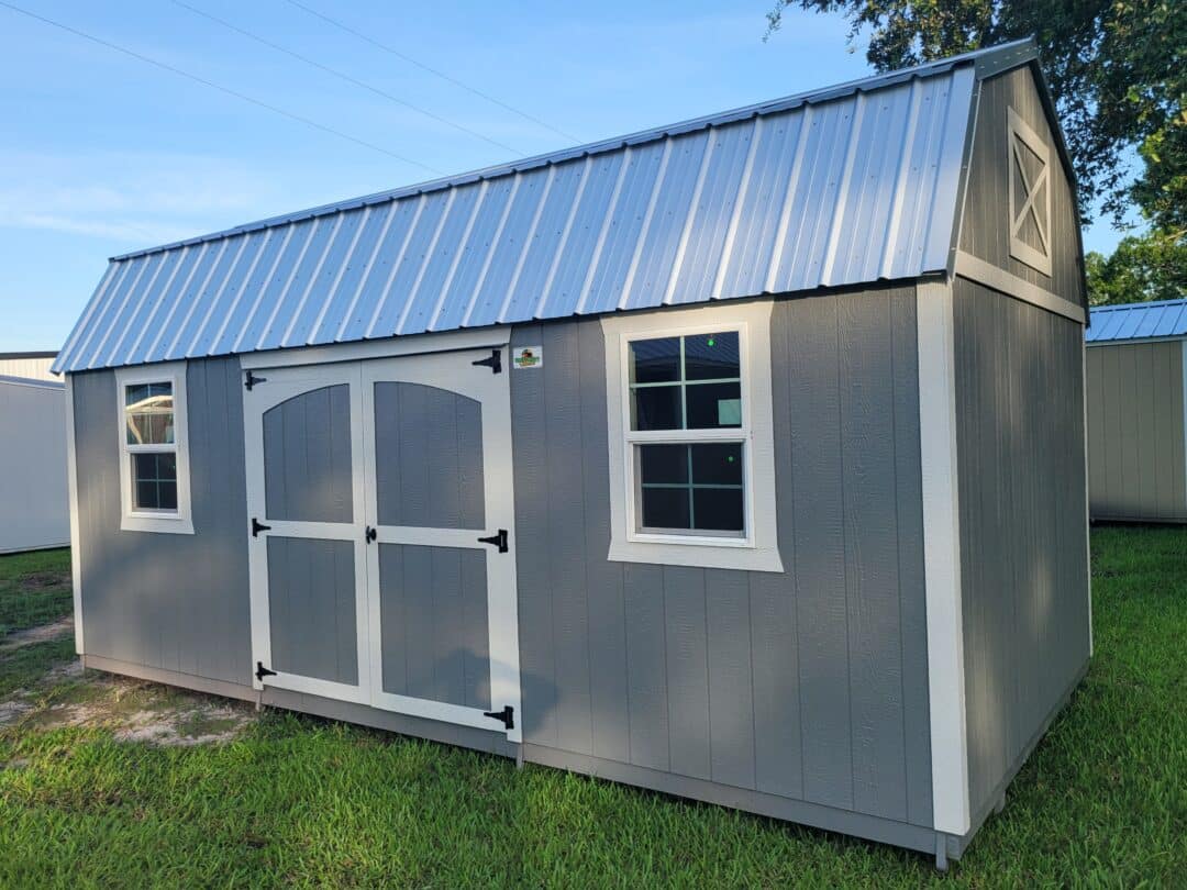 10x20 side lofted barn