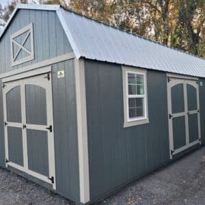 12x24 side lofted barn