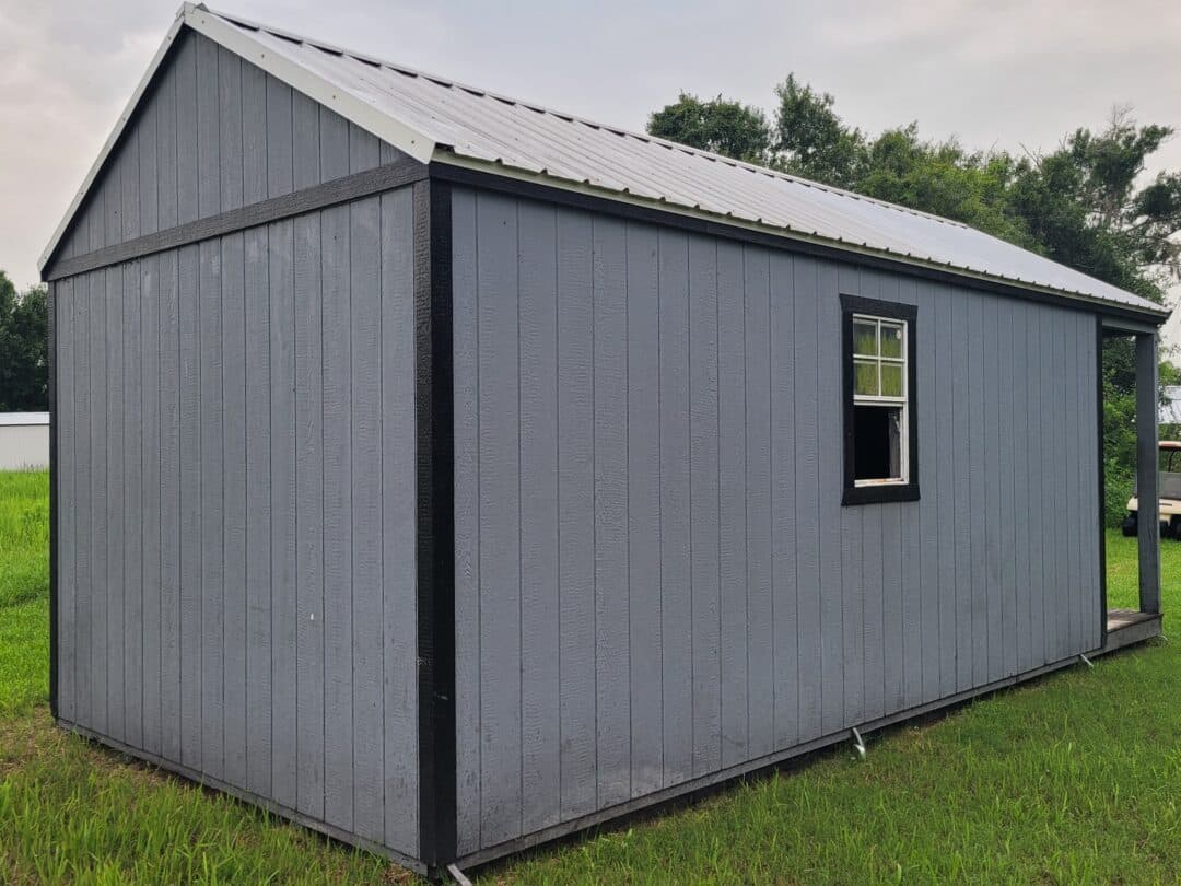 12x24 gable lofted cabin