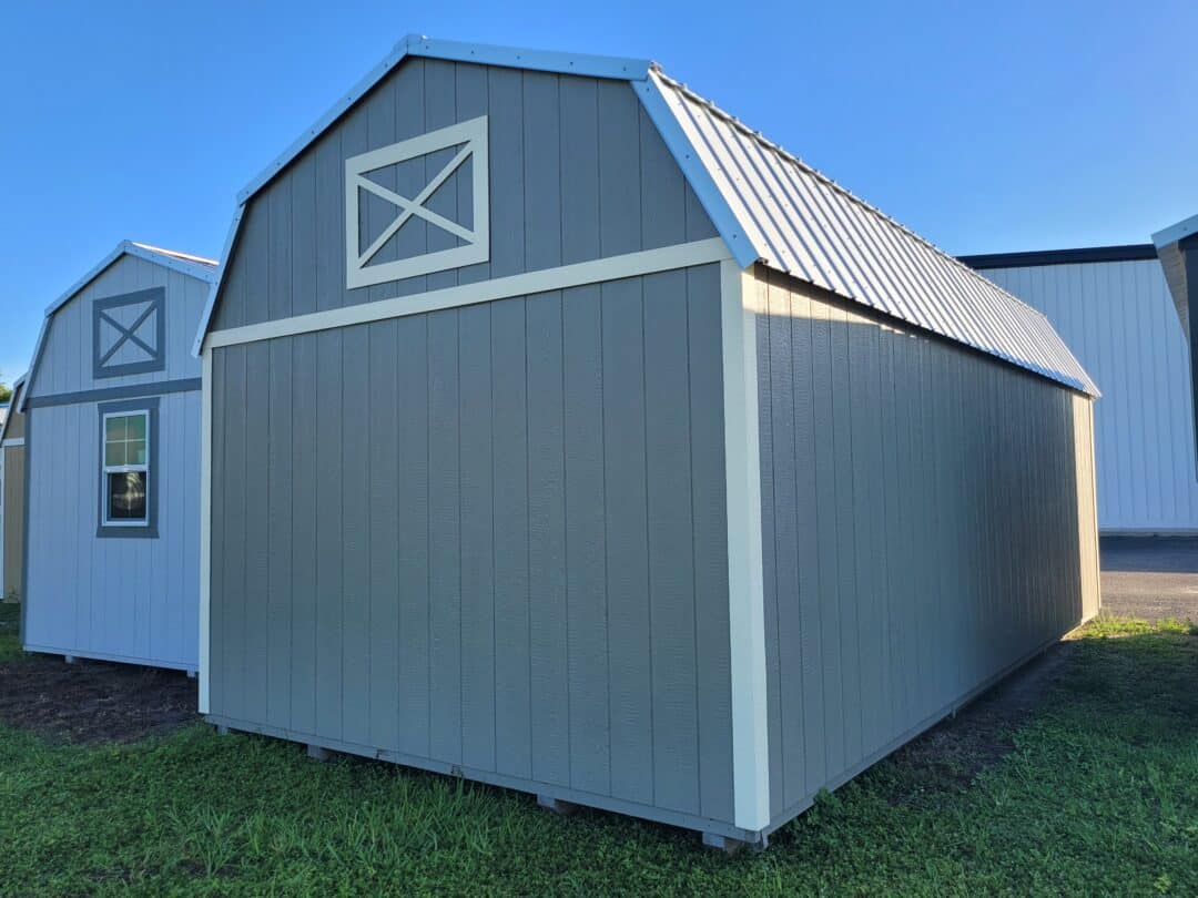 12x24 side lofted barn