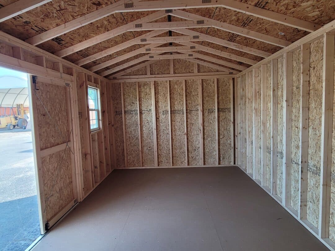 12x20 side gable shed