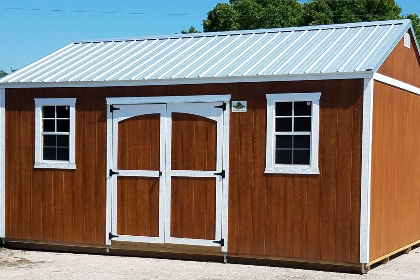 red storage sheds in lehigh acres fl with white trim